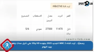 رسميًا.. تردد قناة MBC 2 الجديد 2023 بجودة HD وSD على نايل سات وهوت بيرد اليوم